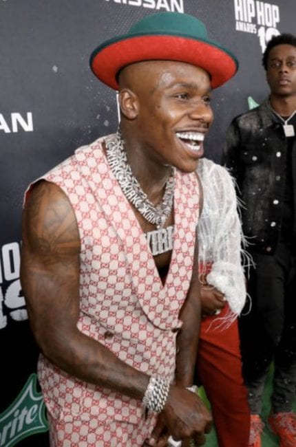 DaBaby's Bet Hip Hop Awards outfit 