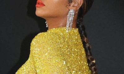 Beyonce Yellow Gown At Atlanta Tonight