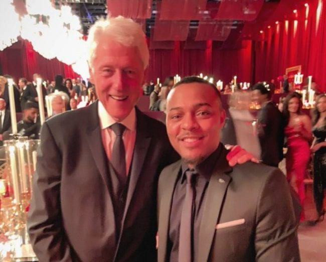 Bow Wow and Bill Clinton 