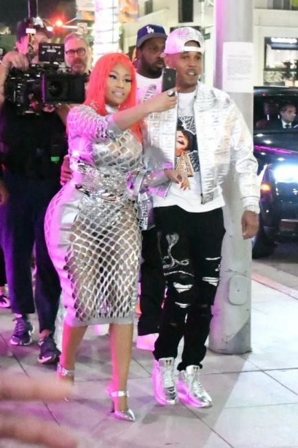 Extra Thick Nicki Minaj Spotted At Beverly Hills With her boyfriend Kenneth Petty 
