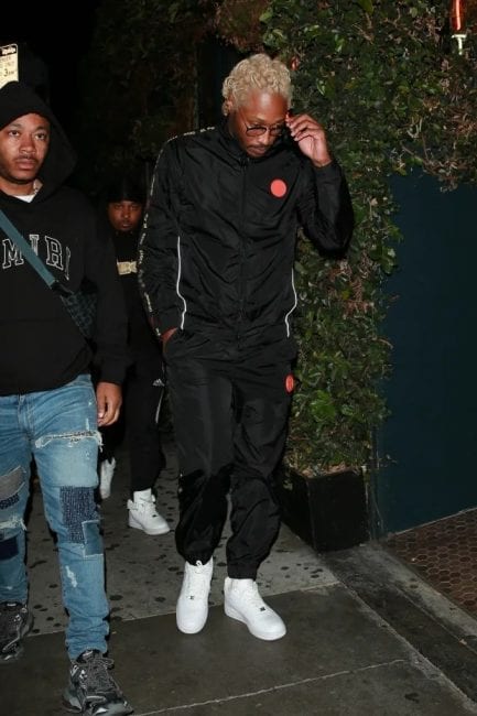 Future leaving the club with Kylie Jenner BFF Anastasia 