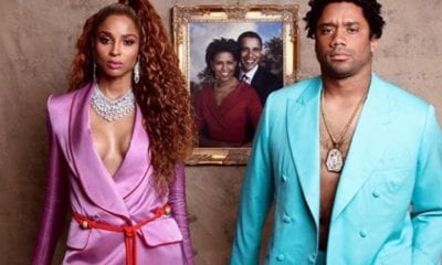 Ciara and Russell Wilson dress up as Jay Z and Beyonce for Halloween