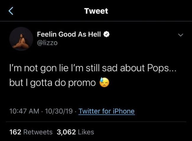 Lizzo dragged for disrespecting pops John Witherspoon in her tweet 