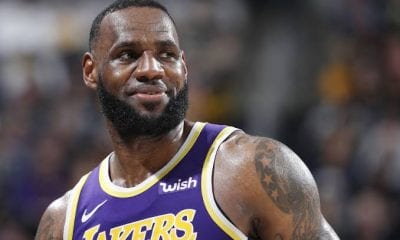 LeBron James Lacefront Hairpiece Falls Off During Lakers Vs Utah Game