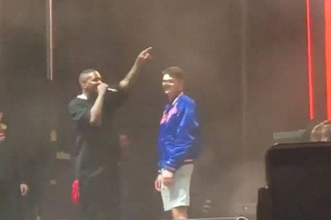 YG Kicks fan off stage for refusing to say 'fuck Donald Trump'