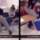 Substitute Teacher Beats Down Student Who slapped her in classroom