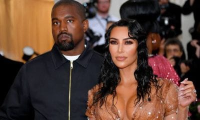 Kim Kardashian and Kanye West The Flinstone's Halloween family costumes