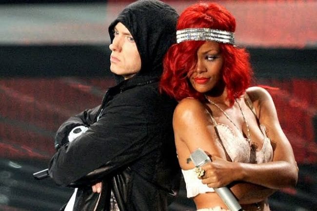 Eminem sides Chris Brown over Rihanna's assault in leaked track 