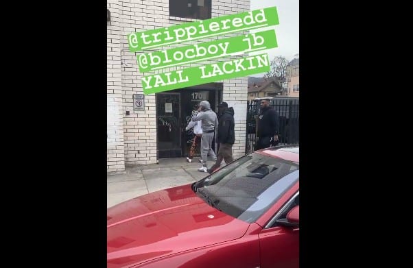 Atlanta Goons Pulled Up On Trippie Redd After They Caught Him Lackin Outside A Studio In Atlanta 