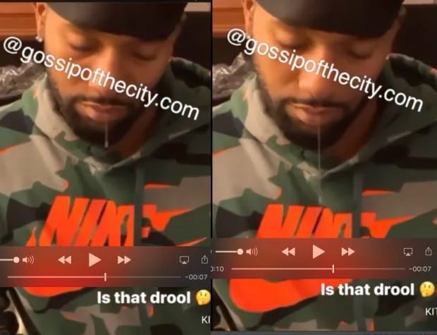 J Boog Drooling After Getting High On Opioid