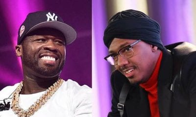 50 Cent Shades Nick Cannon With Old 'Mankini' Photo Amid Eminem Beef 