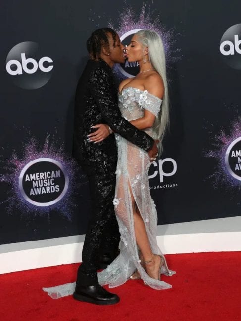 Rich The Kid Grabs & Kisses Tori Brixx Breasts On The Red Carpet