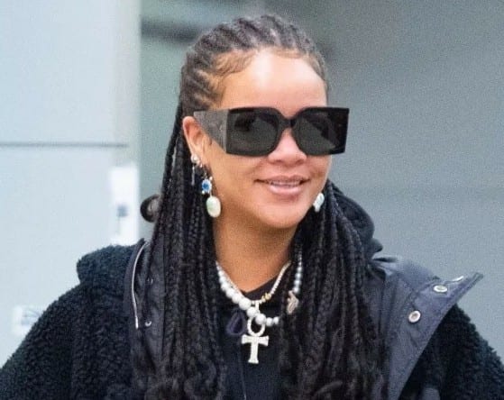 Rihanna Spotted Wearing Same Necklace With A$ap Rocky 