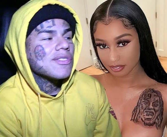 6ix9ine's GF Jade Shares New Picture Of Rapper With A Message 
