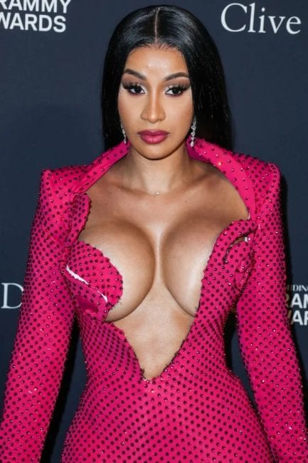 Cardi B Shows Off Her New Breast Implants