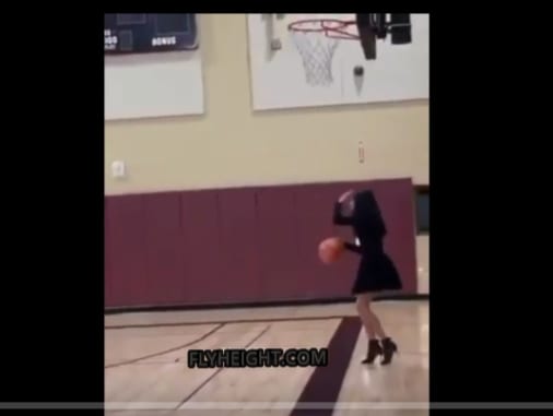 Last Video Vanessa Posted Of Gianna Playing Basketball In Heels