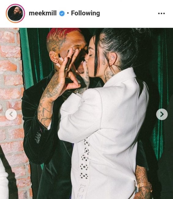 Meek Mill Catches YG & Kehlani Making Out At His Grammys After-Party