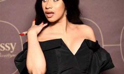 Cardi B Shows Off Her Natural Long Hair 