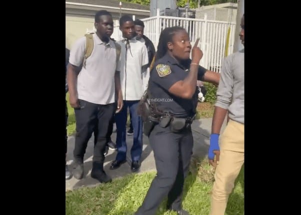 Police Officer Threatens To Shoot Kids Because They Would Not Back Up