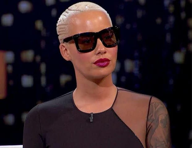 Amber Rose Gets Weird Tattoo On Her Forehead 