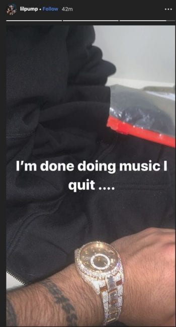 Lil Pump Is Quitting Music
