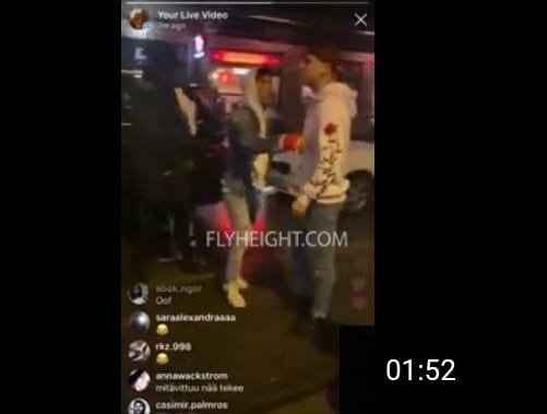 Lil Mosey Gets Beaten Up In Finland On Live
