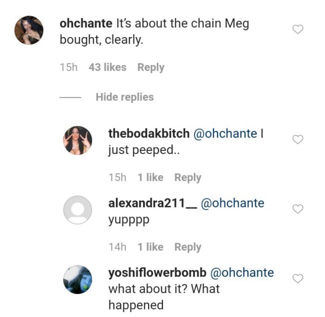 Yung Miami Beefing With Megan Thee Stallion Over Chain 