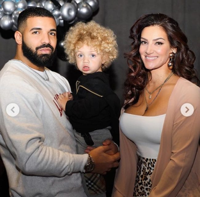 Did Drake Photoshop This Photo With His Baby Mama & Son?