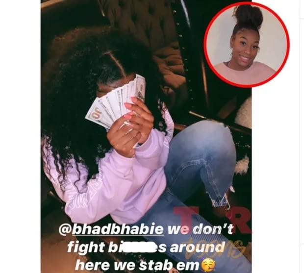 Jirah Mayweather Threatens To Stab Bhad Bhabie "We Stab Bitches"