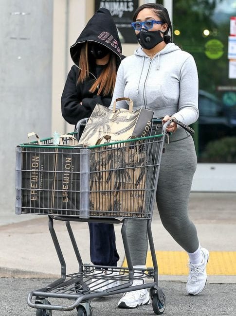 Jordyn Woods Gains Weight During Quarantine - Teases Toned Tummy As She Makes Grocery Run In Calabasas 