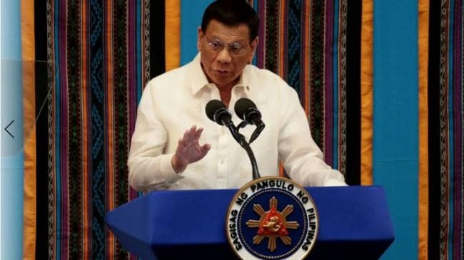 Philippine President Threatens To Shoot Citizens Violating Quarantine