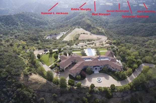 Pictures Of The Mega Mansion That Meghan & Harry Are Renting From Tyler Perry