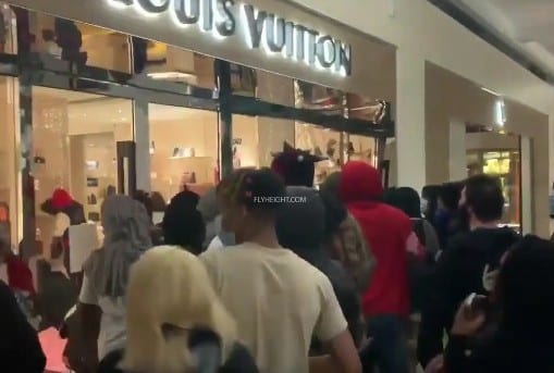 Louis Vuitton & Dior Store Getting Looted During #GeorgeFloyd Protest