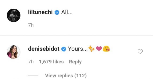Lil Wayne Shares Photo Of His Girlfriend Denise Bidot On Instagram