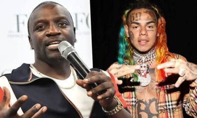 6ix9ine & Akon Link Up And Preview New Song "Locked Up Part 2"