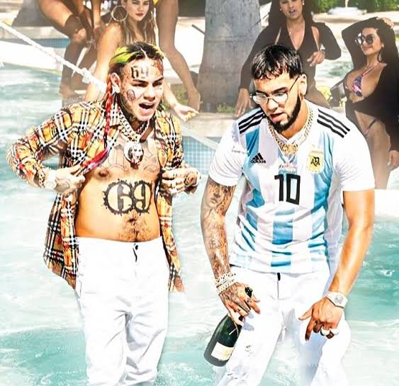 Anuel AA Dragged On Twitter After Going Live On Instagram With 6ix9ine To Discuss Possible Collaboration 