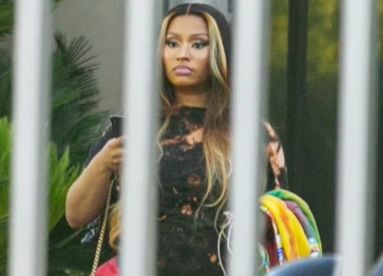 Nicki Minaj Spotted Out With Her Baby Bump For The First Time & She's Glowing