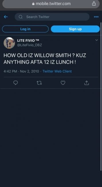Inappropriate Old Tweets By Fivio Foreign On Underage Willow Smith