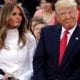 Melania Trump Pulls Hand Away From President Trump While Arriving At Joint Base Andrew