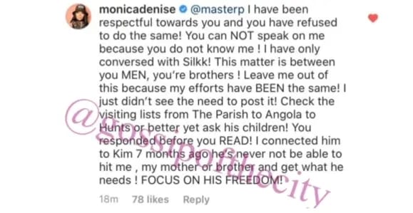 Master P Calls Out  C-Murder's Ex Monica For Clout Chasing Over Rapper's Release