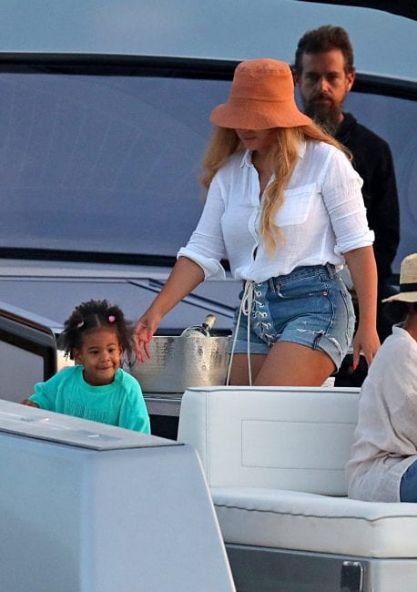 The Carters Cruise The Hamptons With Twitter CEO Jack Dorsey