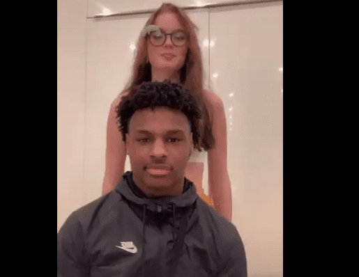 Black Twitter Upset With LeBron James Son "Bronny" For Dating A White Girl