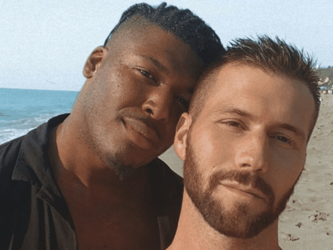 Gay NFL Player Photo'd Frolicking On The Beach With His Tiny Dancer Boyfriend Corey O’Brien
