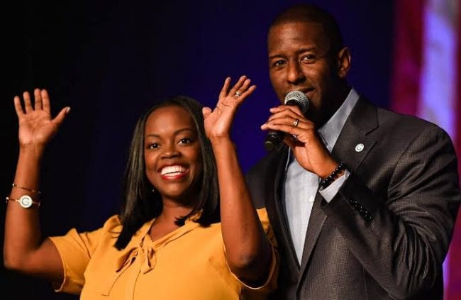 Andrew Gillum's Wife Denies Rumors Her Husband Is Gay, Says She's Staying With Him