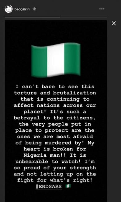 Rihanna Shows Support For #EndSars Protesters Following Military Attack
