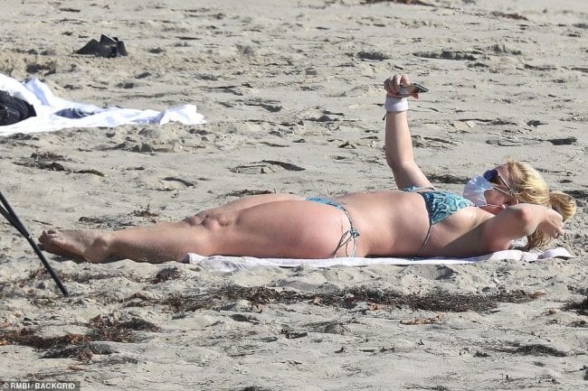 Britney Spears Shows Off Her Bikini Body At Malibu Beach