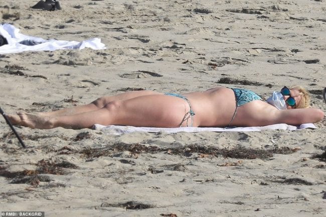 Britney Spears Shows Off Her Bikini Body At Malibu Beach