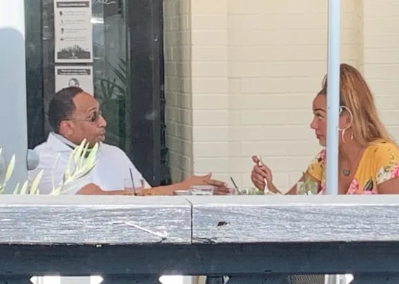 Stephen A. Smith Photo'd Out With Beautiful Woman Having Lunch