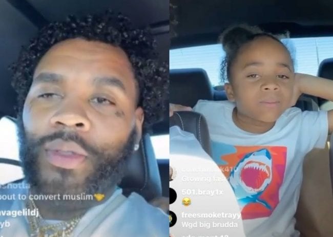 Kevin Gates' Son Has A Message For Fan Who Thinks He's A Girl