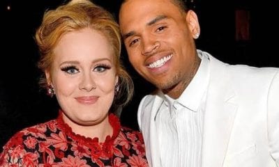Chris Brown Spotted Leaving Adele’s London Home Late-Night 